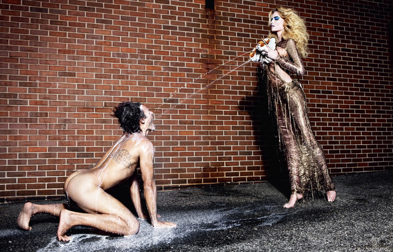 Illustration for article titled Photos Reimagine Breast Milk As A High-Fashion Weapon